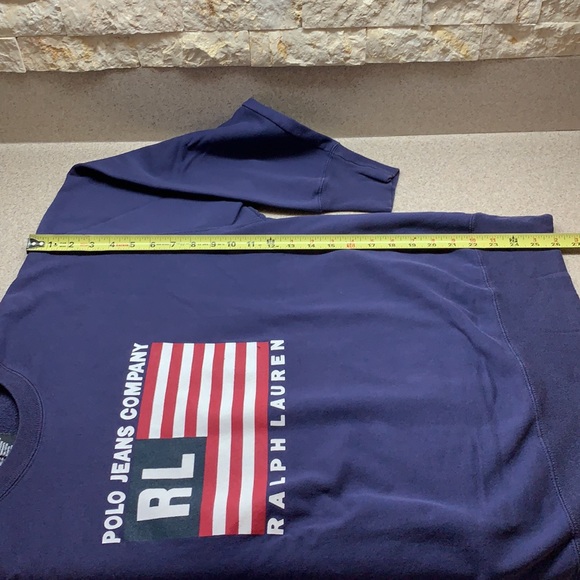Vintage early 80’s Ralph Lauren Polo Jeans oversized-sweatshirt pull over crew - Picture 8 of 16